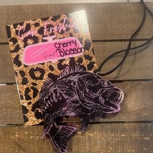 Purple Fish Car Freshener- FRESHIE